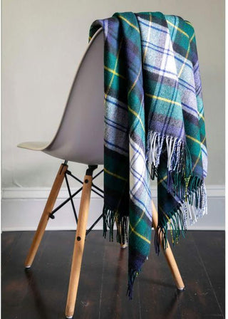 Wolldecke Lammwolle Tartan Gordan Dress Modern Schottenkaro