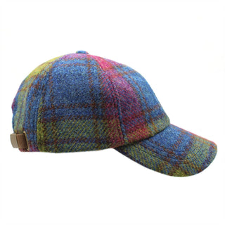 Rannoch Harris Tweed Baseballkappe ZH281: Berry