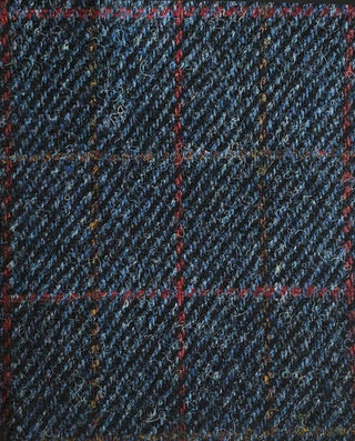 Harris Tweed Weste scottisch blue