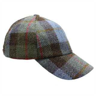 Rannoch Harris Tweed Baseballkappe ZH281: Macleod Tartan