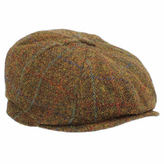 Brodick Harris Tweed 8-teilige Mütze ZH293: Moorland / L 60 cm