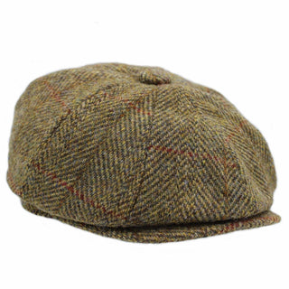Brodick Harris Tweed 8-teilige Mütze ZH293: Kohle / XL 62 cm