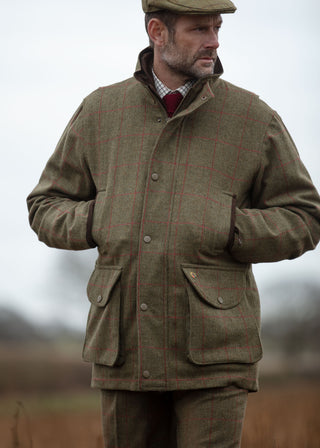 Field Jacket Tweed Coat Combrook wasserabweisend - sage