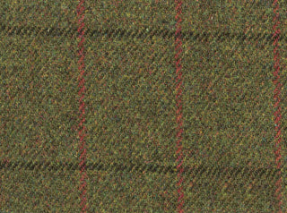 Harris Tweed Weste green overcheck