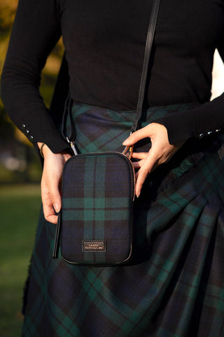 Damen Blackwatch Schottenrock Fancy Kilt - 100% Lammwolle made in Scotland