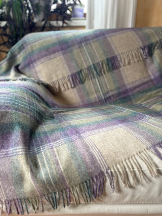 Wolldecke Tartan Kintyre Heather