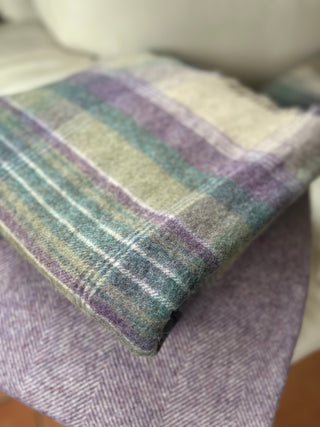 Wolldecke Tartan Kintyre Heather