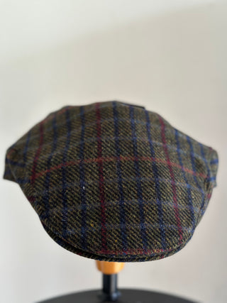 Trinity Cap Irische Wollkappe checkered green
