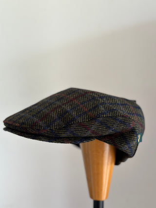 Trinity Cap Irische Wollkappe checkered green