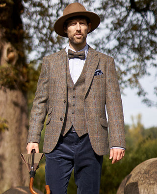 Harris Tweed® Sakko green blue herringbone