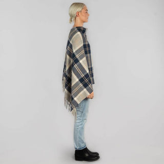 Seitenansicht des Ponchos.