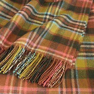 Tartan Poncho Schottenkaro Scott Green Antique