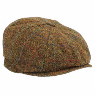 Brodick Harris Tweed 8-teilige Mütze ZH293: Kohle / XL 62 cm