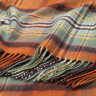 Tartan-Stola 100% Lammwolle Dundee Old Weathered